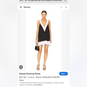 Caroline constas colorblock coverup. Never worn but dry cleaned